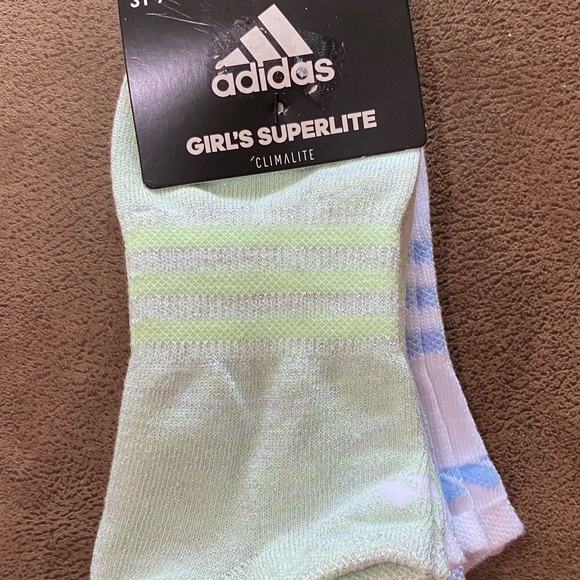 NWT Girls’ Adidas No Show Socks - Picture 1 of 5